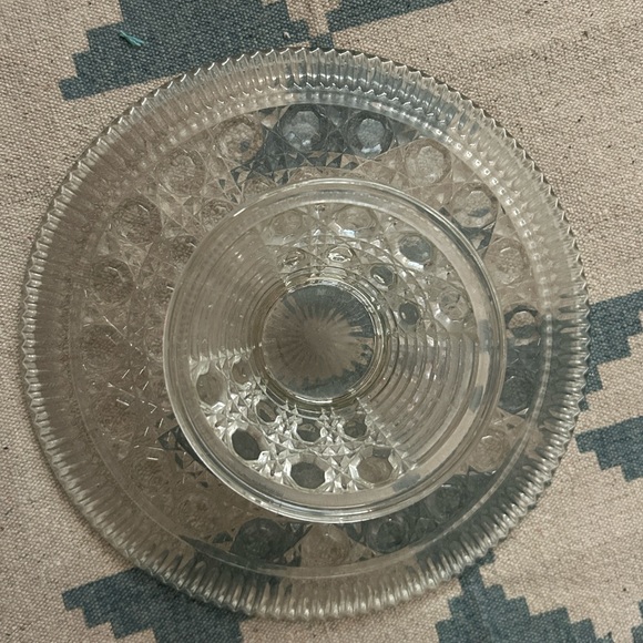 Glass cake stand - Picture 4 of 6